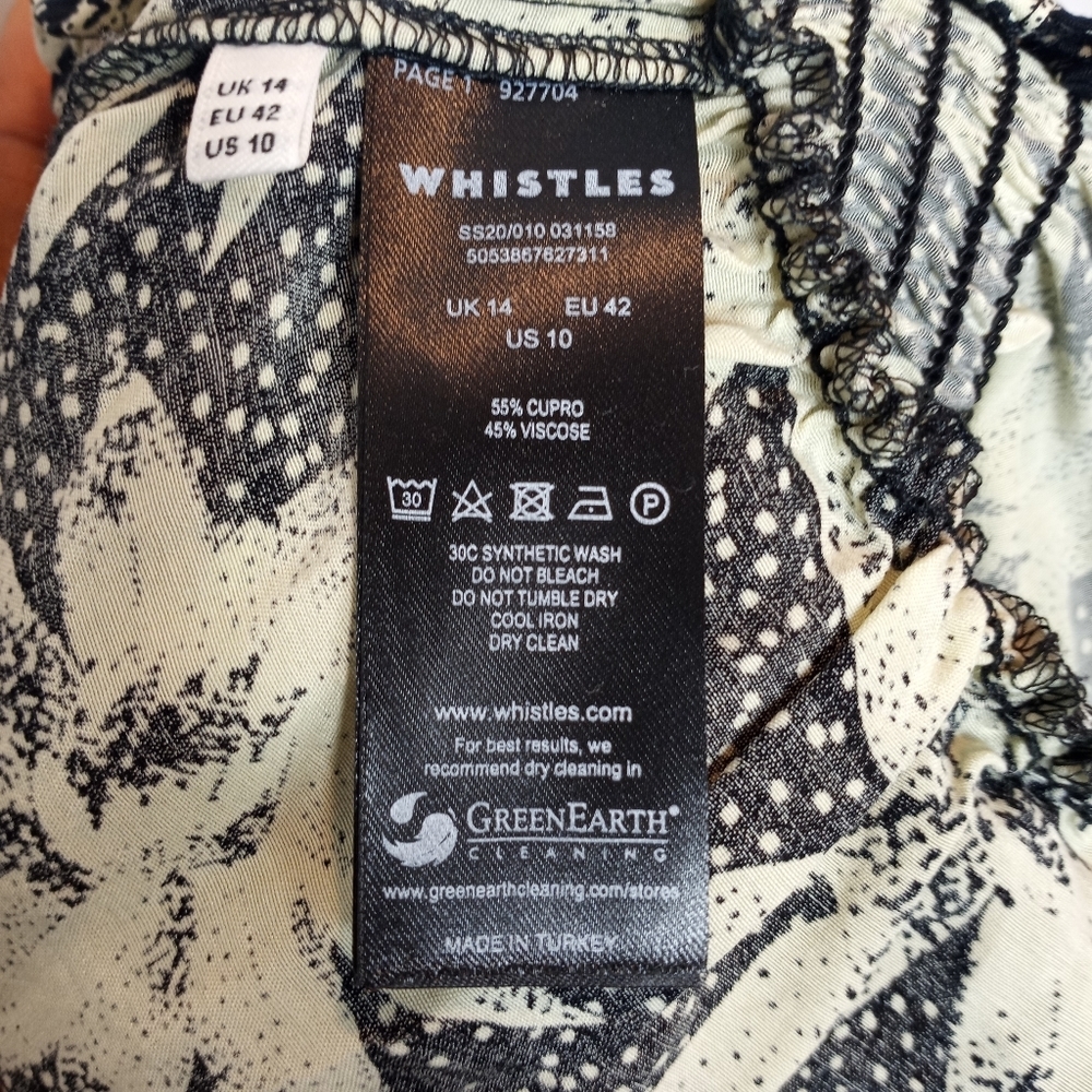 Whistles Starburst Floral Smocked Top - Picture 6 of 7